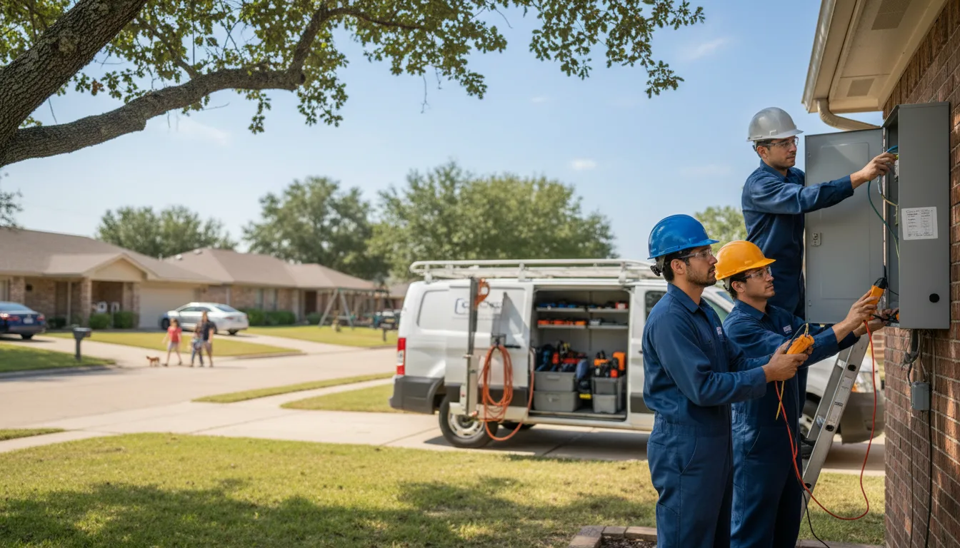 Certified electrician providing emergency electrical services in Princeville, IL